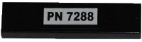 LEGO onderdeel Tile 1 x 4 with 'PN 7288' Pattern (Sticker) - Set 7288 2431pb0242