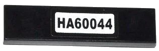 LEGO onderdeel Tile 1 x 4 with 'HA60044' Pattern (Sticker) - Set 60044 (2431pb0338)