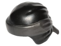 LEGO part Minifigure, Headgear Ninjago Wrap Type 3 with Molded Pearl Dark Gray Bandana and Knot Pattern 24496pb14