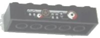 LEGO onderdeel Brick 2 x 6 with Gauges and Pipes Pattern (Sticker) - My Own Train Sets 2456pb014