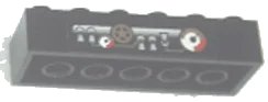 LEGO onderdeel Brick 2 x 6 with Gauges and Pipes Pattern (Sticker) - My Own Train Sets (2456pb014)
