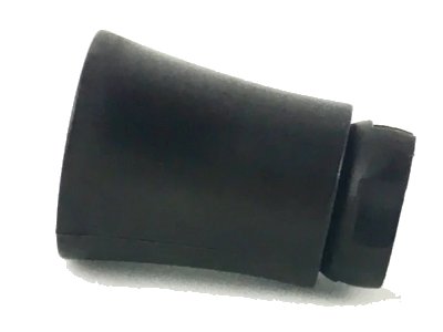 LEGO onderdeel Plant, Tree Palm Trunk - Short Connector, Axle Hole with 2 Inside Prongs (2536d)