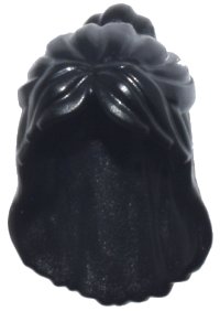 LEGO part Mini Poupée, Cheveux Féminins Longs, Raie Frange, Relevés en Chignon, Trou à l'Arrière 2633