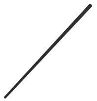 LEGO part Hose, Pneumatic 4mm D. V2 Precut 48L / 38.4cm 26439
