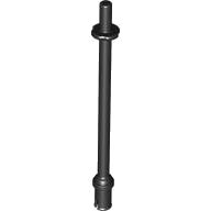 LEGO part Bar   8L with Stop Rings and Pin (Technic, Figure Accessory Ski Pole) - Flat End 2714b