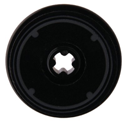 LEGO part Technic, Disk 3 x 3 with Dark Bluish Gray Circles Batmobile Hubcap Pattern (Sticker) - Set 70917 (2723pb088)