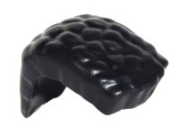 LEGO part Minifigure, Hair Wide Mohawk with Coiled Texture 27385