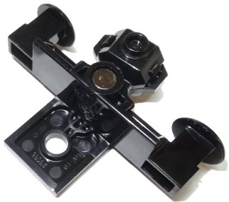 LEGO onderdeel Train Buffer Beam with Sealed Magnets - Type 3 (flat closed bottom) (29085C01)