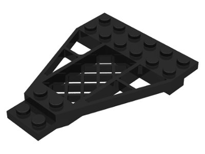 LEGO part Cuneo, Piastra 8 x 6 x 2/3 con Griglia (30036)