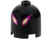 LEGO part Brick, Round 2 x 2 x 1 2/3 Dome Top with Magenta and Bright Light Yellow Slit Eyes Pattern (DoomBlob) 30151pb08