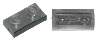 LEGO part Plate 1 x 2 with Flat Bottom Pin 3023old