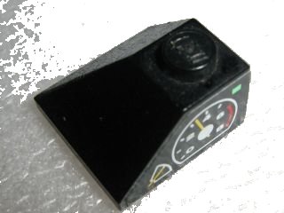 LEGO part Slope 45 2 x 2 Double Convex with Gauges Pattern Left (Sticker) - Sets 8431 / 8438 / 8460 (3045pb02L)