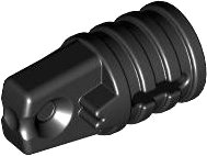 LEGO part Scharnier Zylinder 1 x 2 Locking mit 1 Finger und Axle Hole on Ends mit Slots 30552