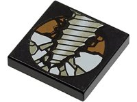 LEGO part Tile 2 x 2 with Drill Pattern 3068px1