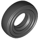 LEGO part Pneu 14mm D. x 4mm Lisse Petit Simple (3139)