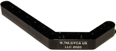 LEGO part Technic, Liftarm, Modified Bent Thick 1 x 11.5 Double mit '®,TM,© FCA US LLC 2020' Muster (Aufkleber) - Set 42111 (32009pb042)