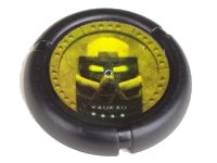 LEGO onderdeel Throwing Disk with Bionicle Bamboo Kaukau Mask Pattern 32171pb004