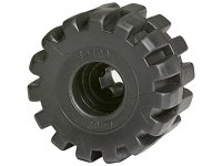 LEGO onderdeel Wheel Full Rubber Flat with Axle Hole 32193