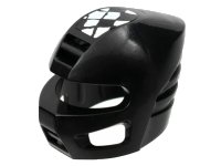 LEGO part Technic, Figure Accessory Competition Helmet with Checkered Flag Pattern (Sticker) - Set 8300 32279pb02