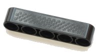LEGO part Technic, Liftarm Thick 1 x 5 with Silver and Black Tread Plate Pattern (Sticker) - Set 42043 32316pb028