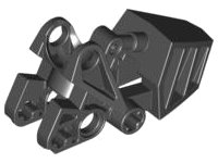 LEGO part Bionicle Piede con Socket Giunto Sferico 3 x 6 x 2 1/3, Parti Superiori Arrotondate 32475