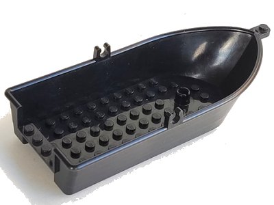LEGO part Boat, 18 x 8 x 3 1/3 with Oarlocks (33129)