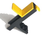 LEGO part Vehicle, Forklift 2 x 2 Plate and Yellow Fork 3430c02