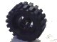 LEGO onderdeel Wheel with Split Axle Hole with Black Tire 30 x 10.5 Offset Tread (3482 / 2346) (3482c02)