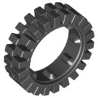 LEGO part Reifen 24mm D. x 8mm Offset Lauffläche – Innenverstärkungen 3483