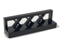 LEGO part Fence 1 x 4 x 1 Lattice 3633