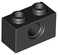 LEGO part Technic, Brick 1 x 2 with Hole (3700)