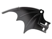 LEGO part Dragon Wing 8 1/4 x 5 with Marbled Dark Bluish Gray Trailing Edge Pattern 38547pb02
