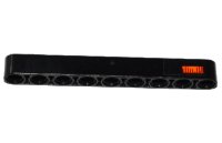 LEGO part Technic, Liftarm Thick 1 x 9 with Orange Direction Indicator Pattern Model Left Side (Sticker) - Set 42053 40490pb031L