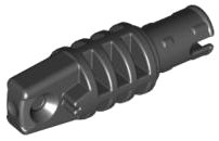 LEGO part Hinge Cylinder 1 x 3 Locking with 1 Finger and Pin with Round Hole and Friction Ridges on Ends (41532)