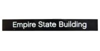 LEGO onderdeel Tile 1 x 8 with 'Empire State Building' Pattern 4162pb020