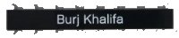 LEGO part Tile 1 x 8 with 'Burj Khalifa' Pattern 4162pb062