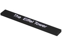 LEGO part Tile 1 x 8 with 'The Eiffel Tower' Pattern 4162pb106
