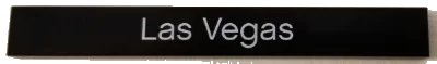 LEGO onderdeel Tile 1 x 8 with 'Las Vegas' Pattern (4162pb192)