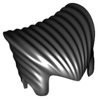 LEGO part Minifigure, Hair Pointed (Vampire) 42444