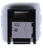 LEGO part Container, Box 2 x 2 x 2 Door with Slot with Locker 102 Pattern (Sticker) - Set 6396 4346pb04b