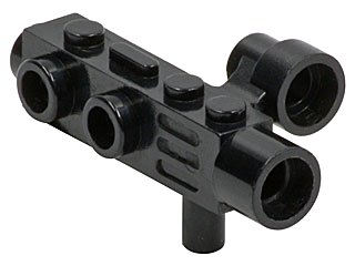 LEGO part Minifigure, Utensil Camera with Side Sight (Space Gun) (4360)