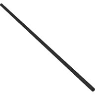 LEGO onderdeel Hose, Pneumatic 4mm D. V2 Precut 43.25L / 34.6cm (44079)