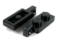 LEGO part Hinge Plate 1 x 2 Locking with 1 Finger on End with Bottom Groove 44301a