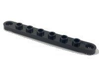 LEGO part Technic, Plate 1 x 8 with Toothed Ends 4442
