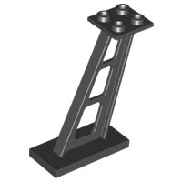 LEGO part Support 2 x 4 x 5 Stanchion Inclined, 5mm Wide Posts 4476b