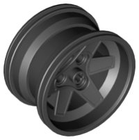 LEGO part Wheel 56mm D. x 34mm Technic Racing Medium, 3 Pin Holes 44772