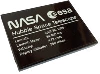 LEGO part Slope 10 6 x 8 with NASA Hubble Space Telescope Pattern (Sticker) - Set 10283 4515pb082