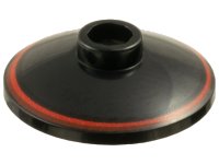 LEGO part Dish 2 x 2 Inverted (Radar) with Red Ring Pattern 4740pb032