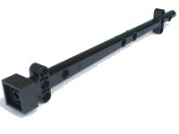 LEGO onderdeel Boat, Mast 2 x 2 x 20 with Holes and Axle Hole (x Shape / + Orientation) 48002a