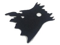 LEGO onderdeel Minifigure Cape Cloth, Tattered and Scalloped with Collar - Spongy Stretchable Fabric 50525